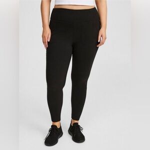 TORRID Super Soft Micro Fleece Full Active Legging Happy Camper Size 1X NEW